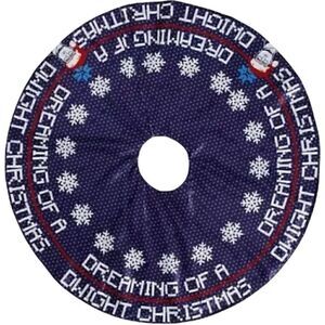 The‎ Office Christmas Tree Skirt  Dreaming Of A Dwight Christmas 48”